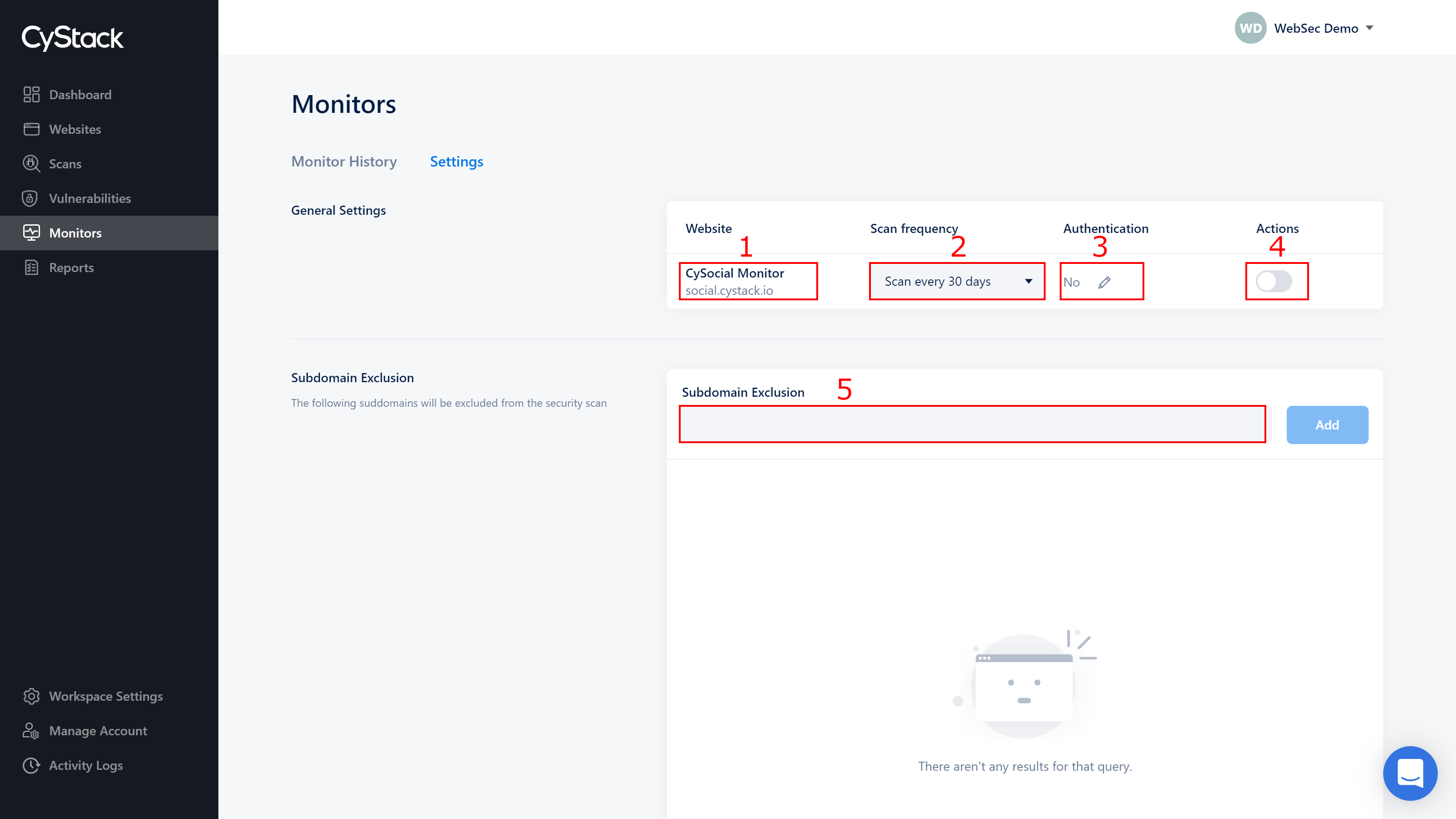 Turn feature on